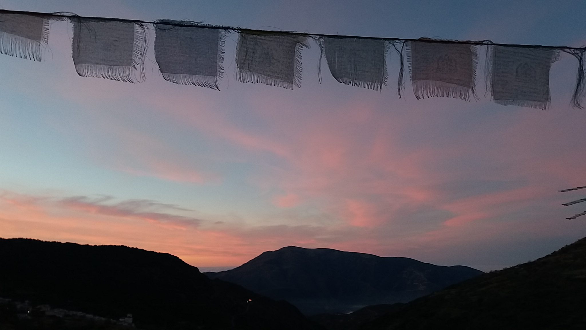 Sunset moment of joy