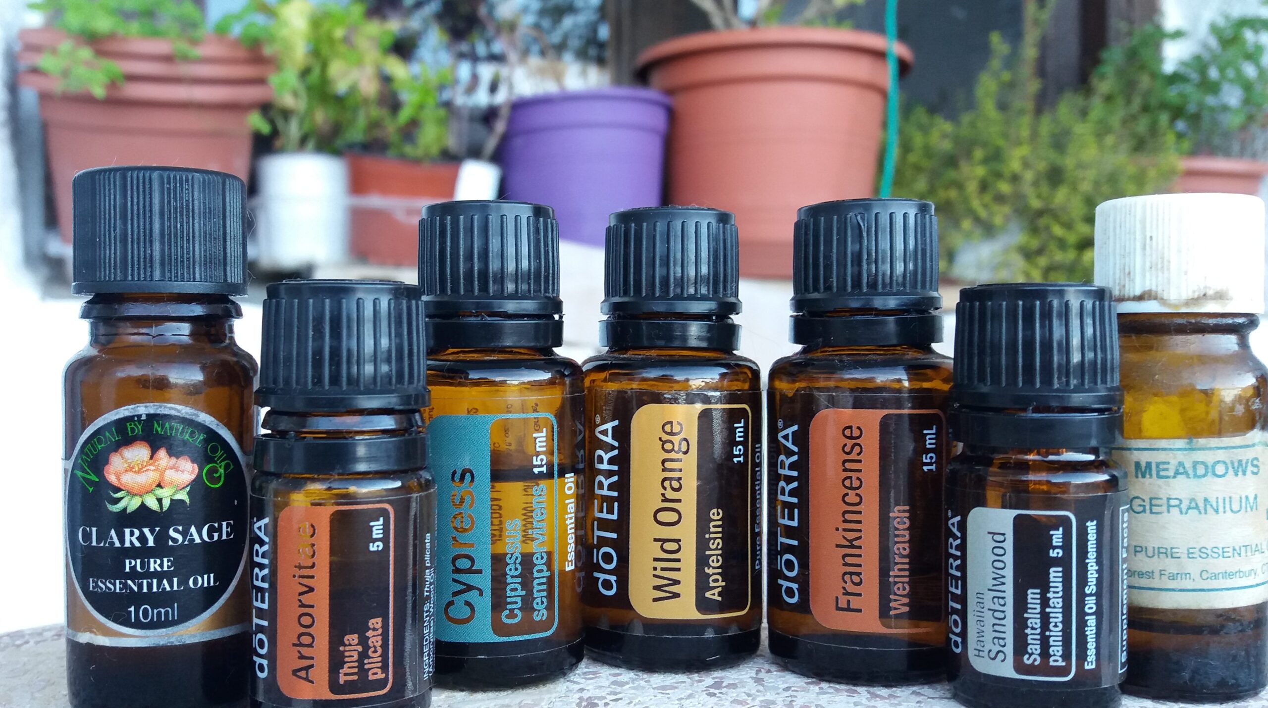 Essential oils for inspiration