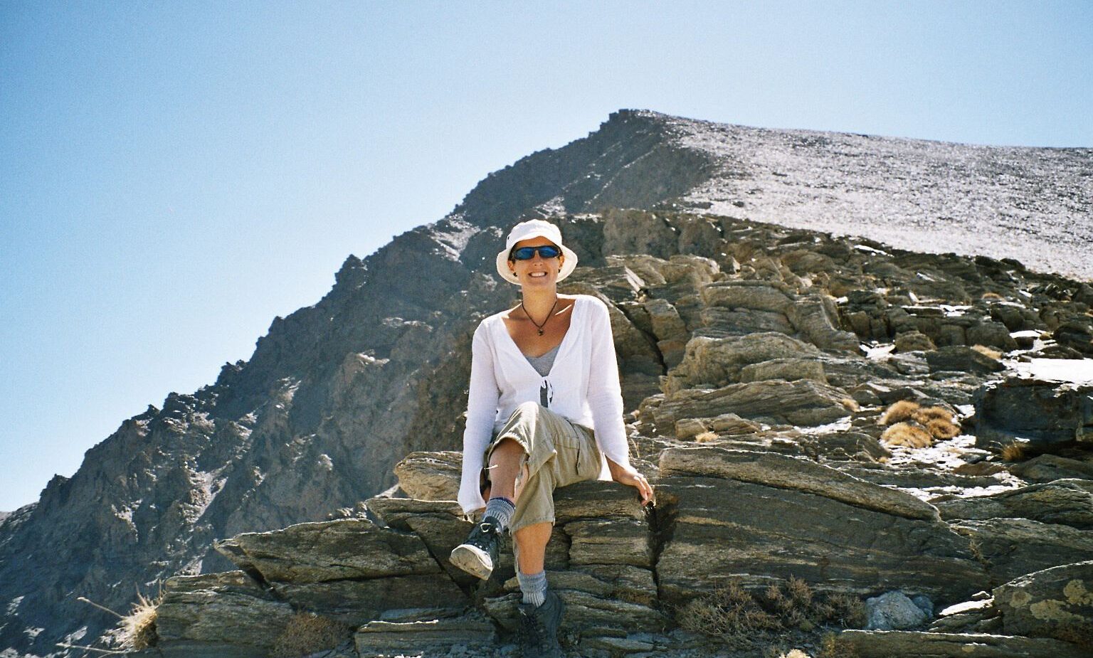 Intention setting visualisation of hiking a mountain