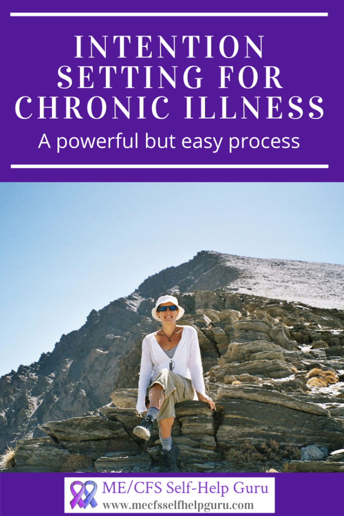 intention setting for chronic illness pin