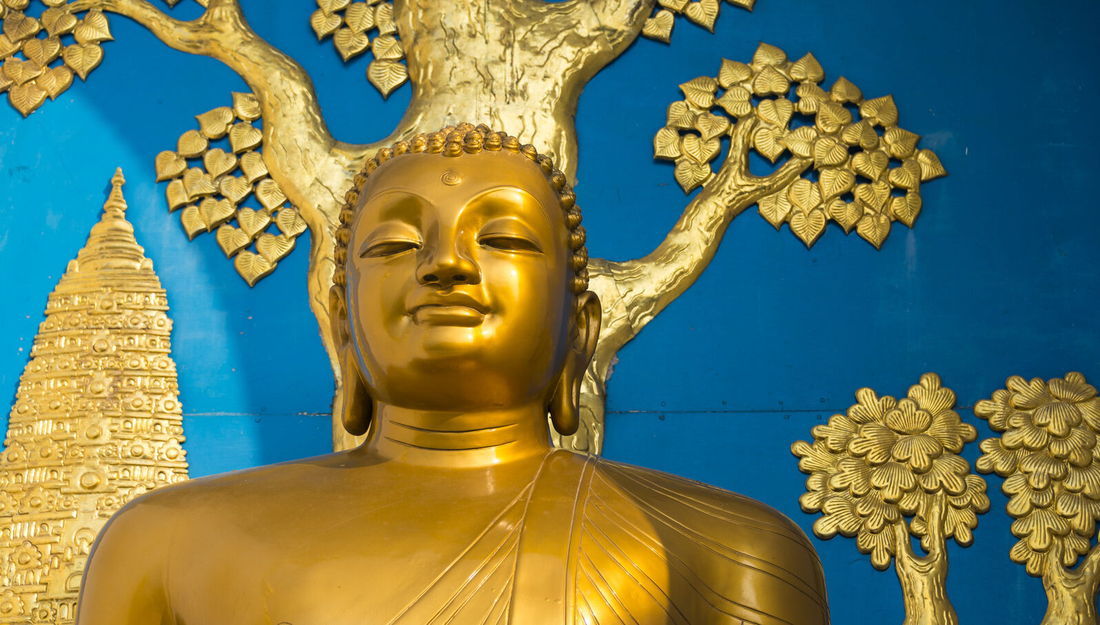 Buddha looking peaceful showing the power of letting go