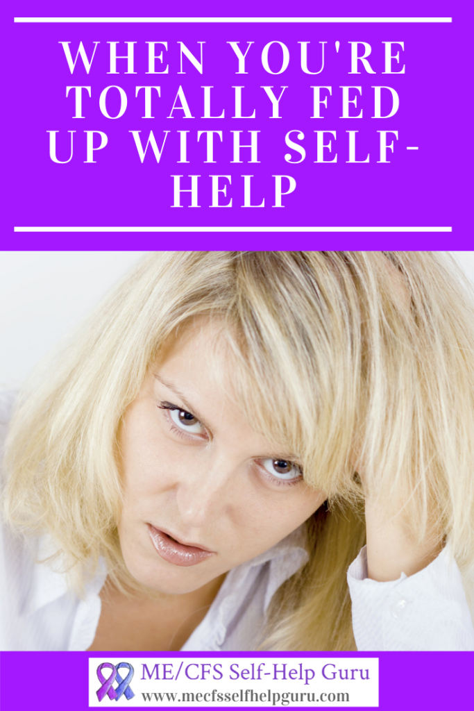 pin for when you're totally fed up with self-help