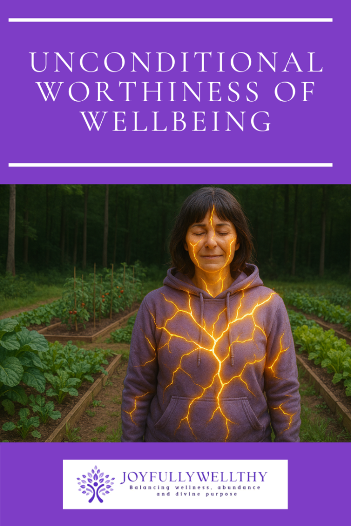 image designes for pinterest showing a woman emanating light from cracks in her body